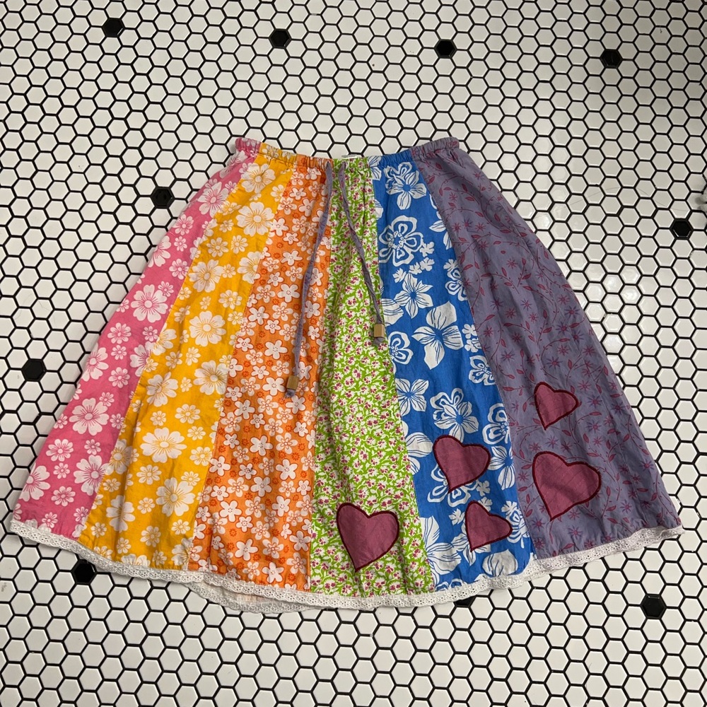 Soul flower hippie skirt size 8 with flaw